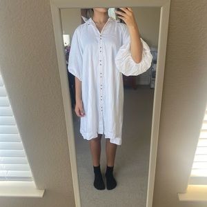 Soft Surroundings Button Up midi Dress